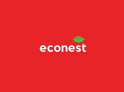 econest II eco-friendly start-up company logo abstract branding display eco icon identity logo logodesign minimal monogram nature logo santa