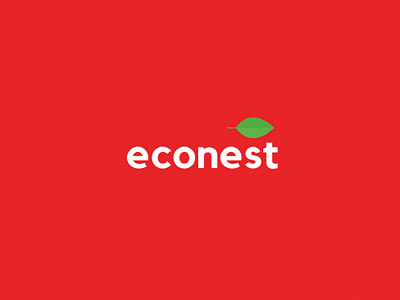 econest II  eco-friendly start-up company logo