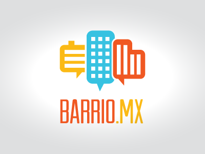 Barrio.mx logo sketch approved b barrio bright cityscape logo