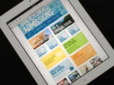Undergrad Admissions - iPad admissions ed higher responsive undergrad university