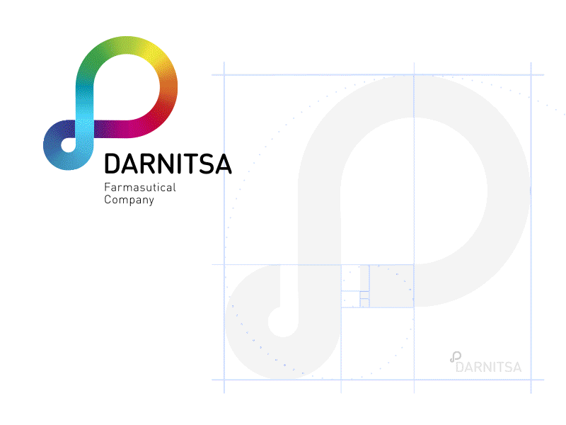 D logo branding design logo