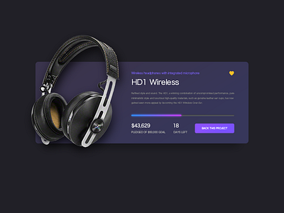 Dailyui032 crowdfunding campaign ui