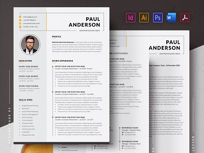 CV / Resume 3 Pages