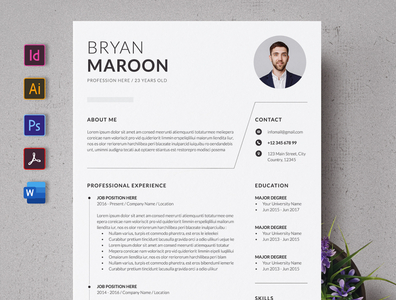 CV by Andri Kurniawan on Dribbble