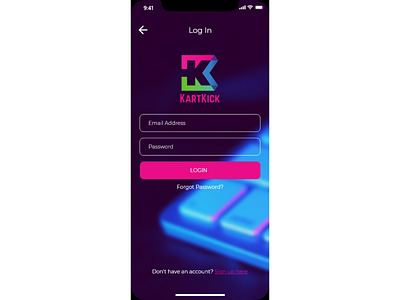 First UI Project adobe xd design login page project ui
