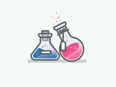 Undeniable Chemistry chemistry flask illustration love potion science