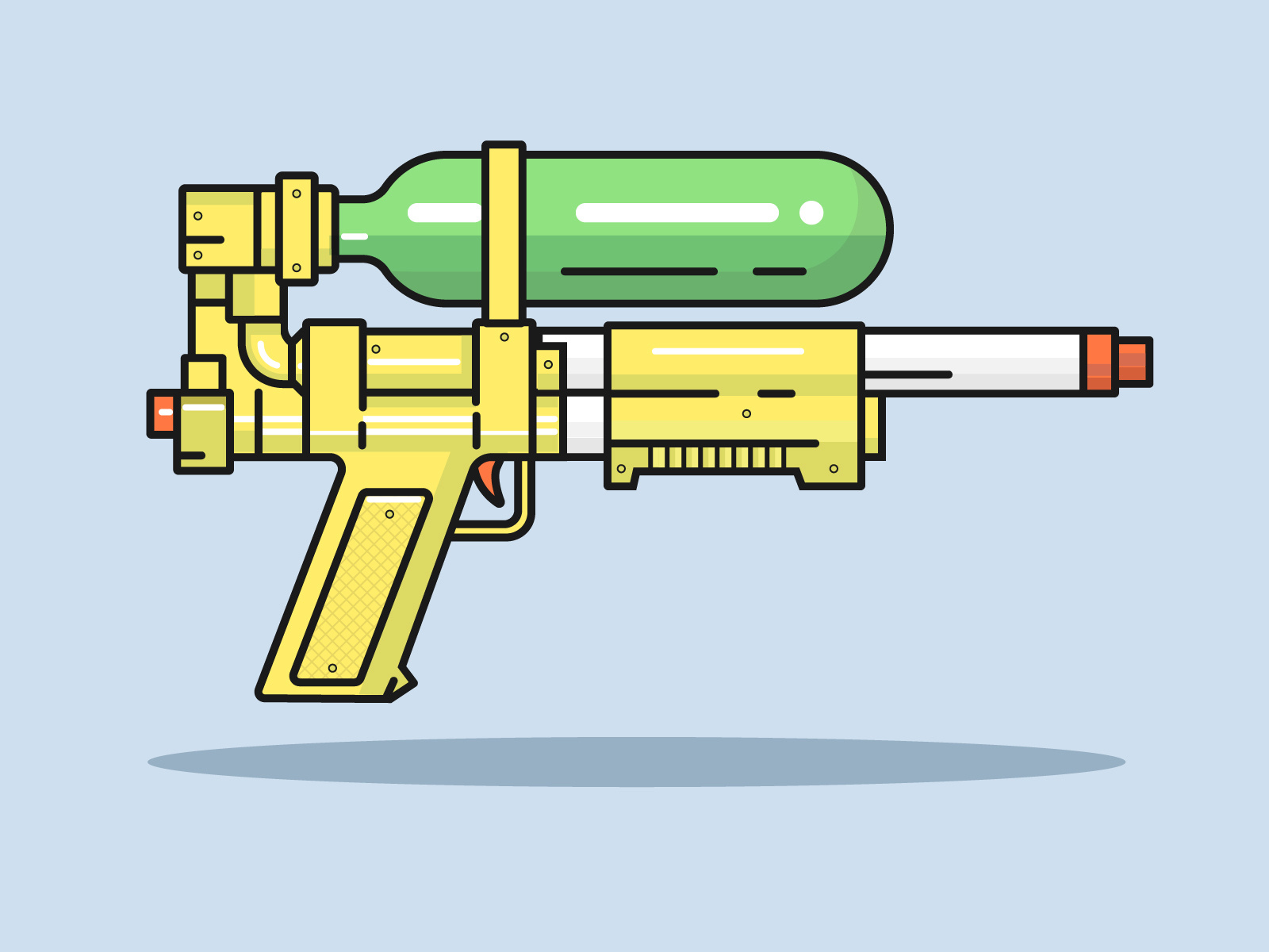 Pew Pew by Odom Sok on Dribbble