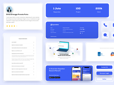 Gawedata Landing Page UI Elements