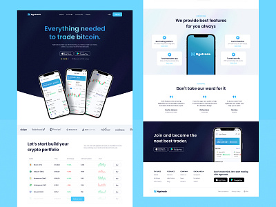 Ngetrade - Landing Page