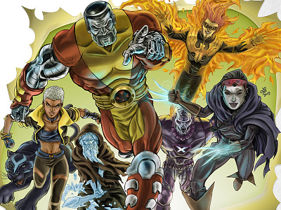 X-Men Illustration illustration marvel x men