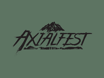 Axialfest Logo 2018, Adobe Illustrator hand drawn illustrator logo logo design sketch