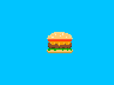 Burger burger pixel art pixelart