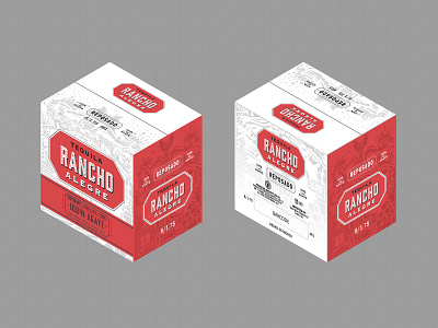 Rancho Alegre packaging branding design illustration logo packaging typography