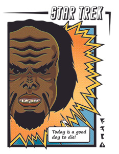 Worf Comic Illustration illustration vintage comic
