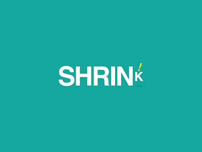 Shrink shrink typoraphy