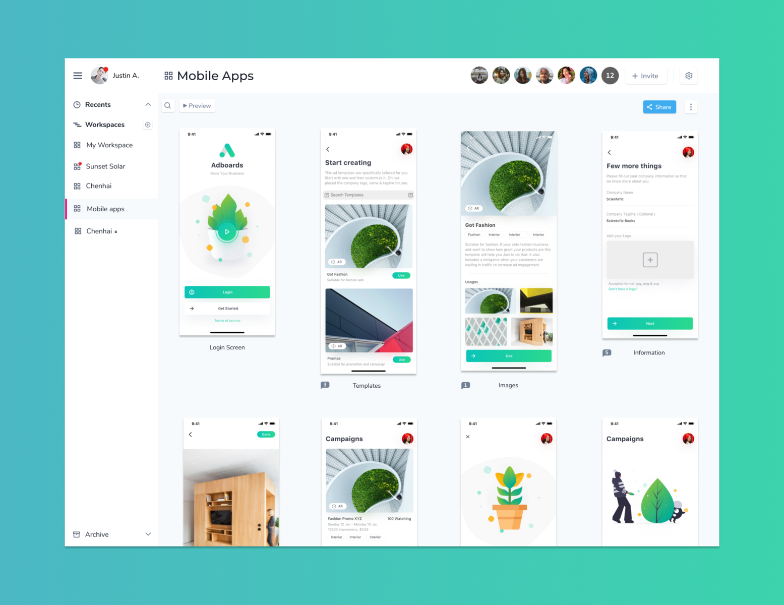 Axure Cloud UX/UI Design by Robert Gourley on Dribbble