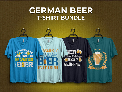 Germany Beer T-shirt Design Bundle