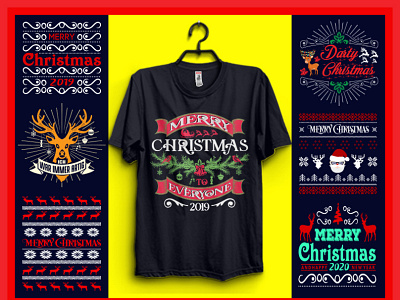 Christmas T-shirt Design Bundle bulk custom t shirt design design germany illustration logo t shirt illustration vector