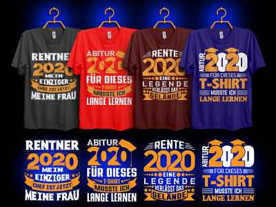 New Year 2020 Germany T-shirt Design Bundle.