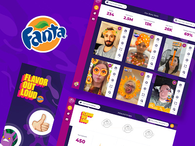 Snapchat campaign software app design cocacola fanta snapchat software design ui ui ux design uidesign