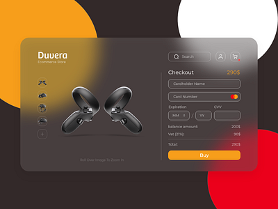 Ecommerce Check-Out app design design glassmorphism graphic design prototype ui ux xd daily challenge