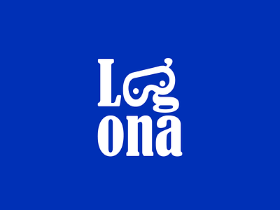 LOGONA branding creative design flat identity illustration logo minimal typography vector