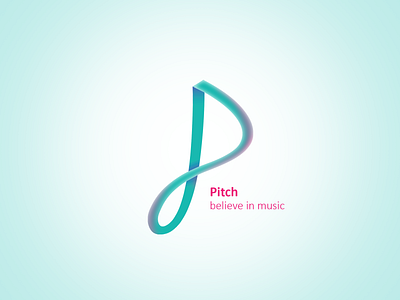 PITCH ~ believe in music branding creative dailychallenge dailylogo dailylogochallenge dailylogodesign design icon inspiration lettering logo logo design logodaily logodlc minimal music pitch