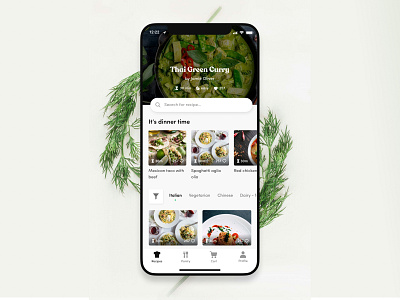 Pantry Cooking App app cooking design figma food interface mobile ui ux