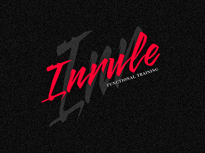 Inrule personal brand branding calligraphy fitness logo training