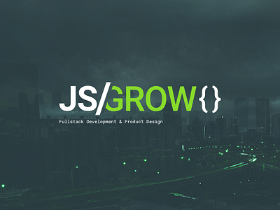 JSgrow logo code development logo programming