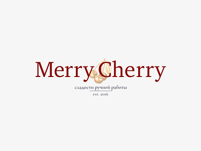 cake shop logo cake cherry logo shop