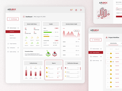 Airlock Dashboard dashboard tables ui