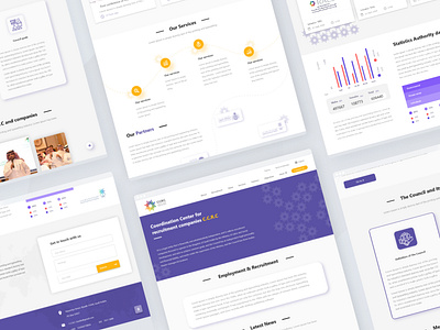 C.C.R.C Landing page design graphic design ksa landing page ui ux