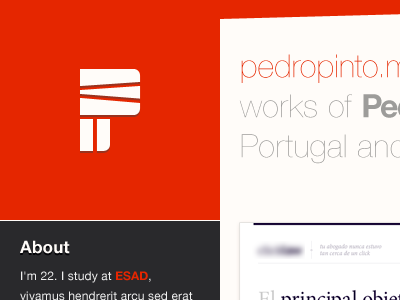 Portfolio 2011, 01 black constructivism design helvetica layout portfolio portugal red web website white
