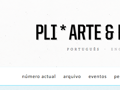 Header black blue camingodos chaparral portugal typography web white