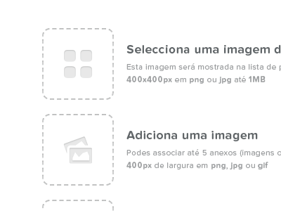 Gallery — Add image black button entypo gallery icons portugal proxima nova soft typography web white