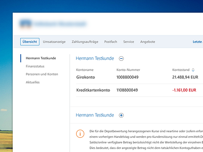 Banking Status