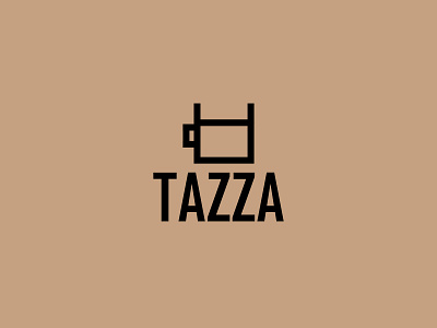 Tazza affinity affinitydesigner branding dailylogochallenge design graphicdesign logo tazza the roasted bean typography vector