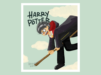 Harry Potter (FanArt) digital art digital illustration digitalart flying good artwork harry harry potter harry potter fan art harry potter illustration harrypotter hogwarts illustraion