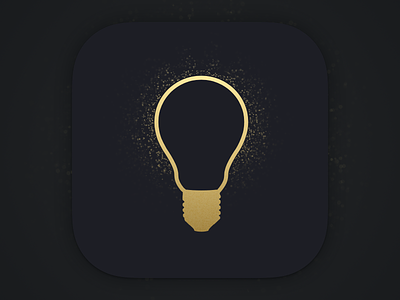 Brightlight v1 animation app icon ios lightbulb promo smart home