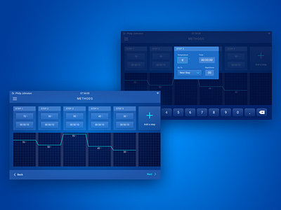 Real-Time PCR Instrument medical research scientific ui ux