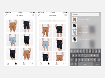Pita - Search e commerce fashion ios mobile search