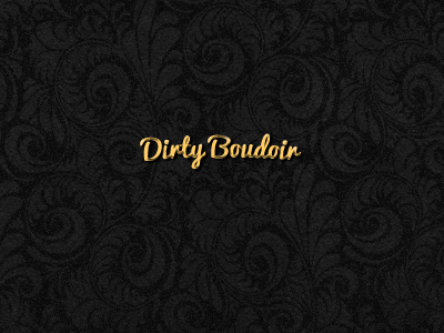 Dirty Boudoir gold logo
