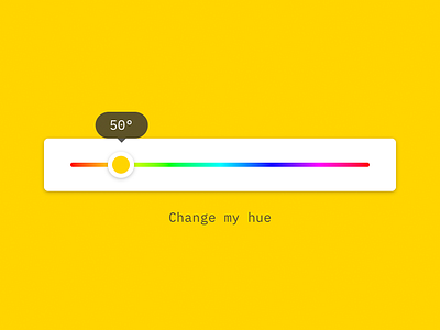 Hue slider