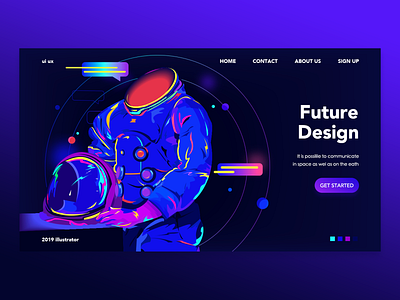 ui/web/illustration/part3 design flat illustration minimal typography ui ux web website