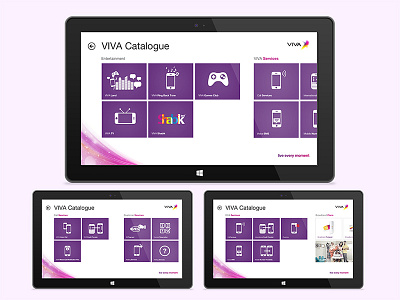 Windows 8 product catalogue