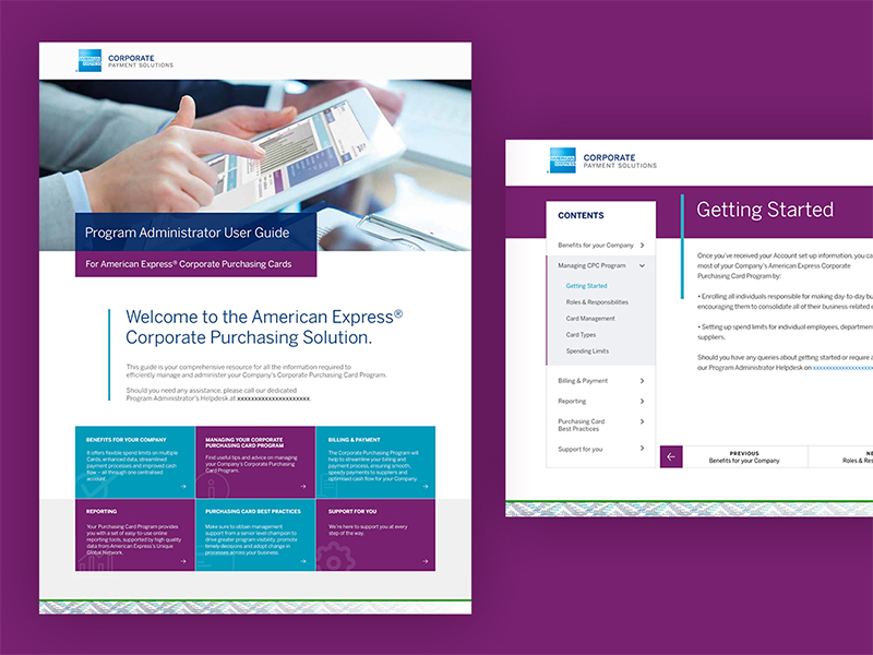 Amex Corporate Solutions User Guide By Hannah Milan On Dribbble