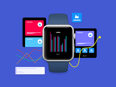 Apple Watch UI Components for Adobe XD adobe adobexd apple components freebie ui watch watchos