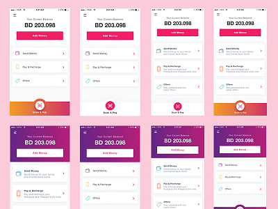Finance App - Home Screen