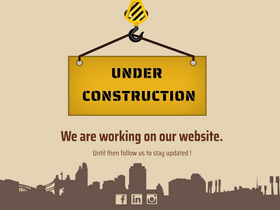 under construction page comingsoonpage figma uidesign uiux uiuxdesign underconstructionpage webdesign